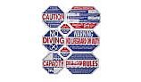 Traffic Graphix 8 Way <b>California</b> Pool Safety Sign | TGPS1001