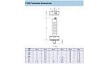 Blue White 2" PVC Flowmeter 20-120 GPM | F-30200P