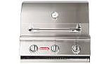 Bull Barbeque Steer 24" 3-Burner Stainless Steel Built-In Natural Gas Barbeque | 06329 | 69009