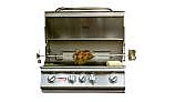 Bull Barbecue Angus 30" 4-Burner Stainless Steel Built-In Natural Gas Grill with Lights | 47629