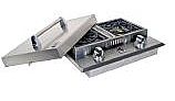 Lion Premium Grills Stainless Steel Double Side Burner Natural Gas | L1634