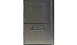 Lion Premium Grills Stainless Steel Double Drawer | L2374