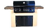 Lion Premium Grill Islands Superior Q with Rock or Brick Propane | 90102LP