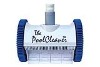 Poolvergnuegen The Pool Cleaner 2-Wheel Suction Side Cleaner | White & Blue | W3PVS20JST