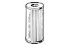Replacment Cartridge for Hayward Microstar-Clear (In-Line) 12 Sq Ft Cartridge Filter (Product is discontinued by Hayward) | C120RE FC-1210 C-4312 11204 PC-1210 PA12