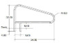 SR Smith Residential Deck Mounted 54" Braced Stair Rail | SealedSteel Radiant White | 1.90" OD .049 Wall Thickness | DMS-103A-VW