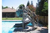 SR Smith Vortex Slide with Half Spiral Staircase & Open Flume | Gray Granite | 695-209-324