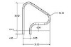 SR Smith Residential Deck Mounted 30" Figure-4 Handrail Pair | 304 Grade Stainless Steel | 1.90" OD .049 Wall Thickness | F4H-101