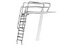 S.R. Smith Deluxe Tower 3 Meter Heel Mount | CAT-3M-203H