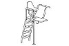 SR Smith 6' Guardian Permanent Lifeguard Chair | UMLS-101