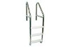 SR Smith 32" Florida Rollout 3 Step Ladder with Crossbrace | 304 Grade Stainless Steel | 1.9 OD .049 Wall Thickness | 50-792S-32