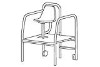 SR Smith 42" Low Profile Portable Lifeguard Chair | LPLS-342