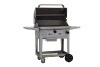 Bull Barbecue Bison 30" Charcoal Stainless Steel Barbeque Cart Only | 67531