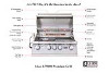 Lion Premium Grills L-75000 32" 4-Burner Stainless Steel Built-in Propane Grill with Lights 75625