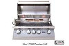 Lion Premium Grills L-75000 32" 4-Burner Stainless Steel Built-in Propane Grill with Lights 75625