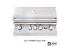 Lion Premium Grills L-75000 32" 4-Burner Stainless Steel Built-in Propane Grill with Lights 75625