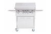 Lion Premium Grills L-75000 Stainless Steel Cart Only with Locking Wheels | 53621