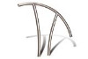 SR Smith Artisan Series Hand Rail Single | Powder Coated Taupe | 1.90" OD .049 Wall Thickness | ART-1001S-TP