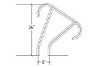 SR Smith Meridian Series Hand Rail Single | 316L Stainless Steel Marine Grade | 1.90" OD .065 Wall Thickness | MER-1001S-MG