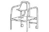 SR Smith 30" Low Profile Portable Lifeguard Chair | LPLS-330