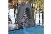 Global Pool Products Tidal Wave Slide with LED Light | Left Turn | Grey | GPPSTW-GREY-L-LED