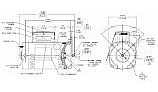 Century A.O. Smith GUARDIAN Square Flange Up-Rated SVRS Motor 3G10430 | 1HP 115/230V | BG853A