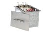 Bull Ice Chest with Cover and Drain | Stainless Steel Drop-In | 00002