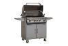 Bull Barbecue Angus 30" 4-Burner Stainless Steel Propane Grill Cart with Lights | 44000