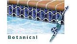 National Pool Tile Botanical Series Pool Tile | Sky Blue | BUE22
