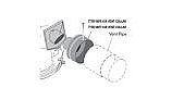 Pentair Sta-Rite Metal Flue Collar for Indoor Venting 4x6 | 77707-0076