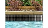National Pool Tile Unglazed Series Pool Tile | Raven Black 1x1 | AOA341X1