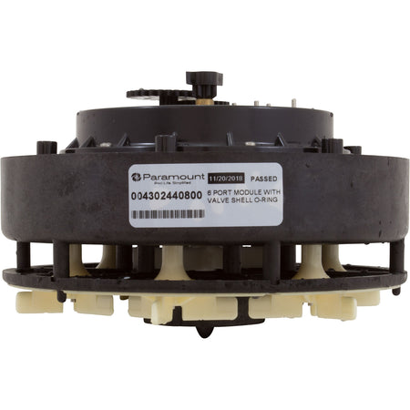 Paramount 004-302-4408-00 6 port water valve module, side view