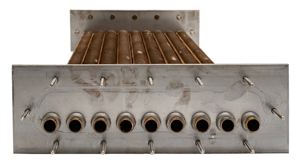 Raypak 014933F cupro-nickel tube bundle, end view
