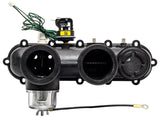 Raypak 017959F inlet/outlet header, detail