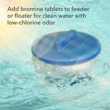 Leisure Time brominating tablets, close view of the tablets
