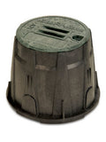 Rain Bird VB10RND - 10" Round Valve Box With Black Body And Green Lid
