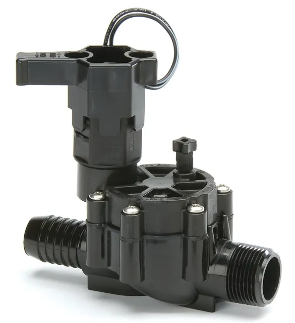 Rain Bird 100DVMB - 1 in. DV Series Inline Plastic Residential Irrigation Valve - Male x Barb