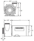 Waterway Executive 48 Frame 2-Speed 3HP 230V | 3421221-1A