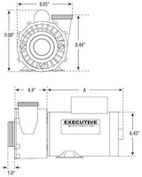 Waterway Executive 56 Frame | 3HP 2-Speed | 3721221-1D