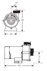Waterway Tiny Might 1-16HP 115V 1" Barbed | 3312610-19