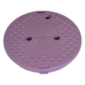 NDS 111CR, 10" Round Standard Series - Purple Cover, Reclaimed Water (111CR)
