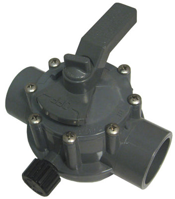 Zodiac Jandy 1.5" - 2" Positive Seal 2 Port Valve CPVC Gray | 1157