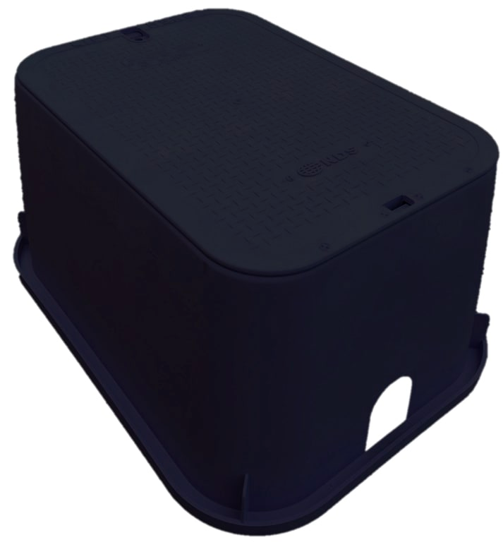 NDS 117BC BLK 13" x 20" Standard Series - Black Box / Black Cover, ICV
