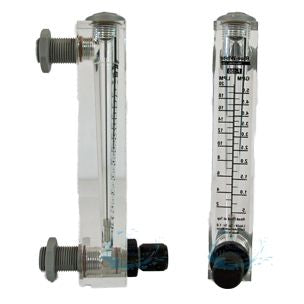 BLUE-WHITE F-55500LA FLOWMETER .5-5GPM W/ .5" MPT