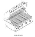 Bull Outdoor Products Inc Barbecue Lonestar 30 in 3-Burner Stainless Steel | 87048
