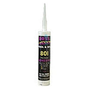 Accumetric Inc/ Boss Pool&spa 80100 (CLEAR) SILICONE ADHESIVE 10.3OZ 12/CS | 02505CL10