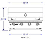 Bull Outdoor Products Inc Barbecue Lonestar 30 in 3-Burner Stainless Steel | 87049