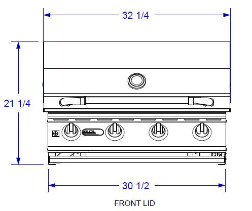 Bull Outdoor Products Inc Barbecue Lonestar 30 in 3-Burner Stainless Steel | 87049