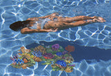 Custom Mosaics Aqua Decal Coral Reef 53inches x 25inches Concrete Decal | LX-GROUP-1 B