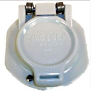 AquaStar VLK15T02 black Safety Vacuum Lock wall fitting, 1.5 in. NPT